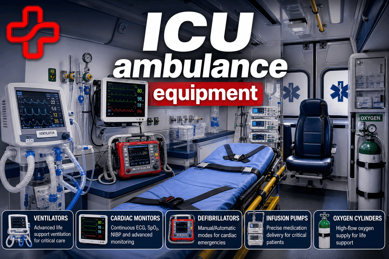 ICU ambulance equipment